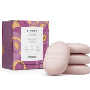 Sabonete Vegetal em Barra Perfumado Instance Ameixa e praliné